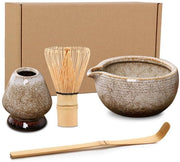 Set di Matcha, Stuzzicadenti per Matcha, Vaschetta per Matcha, Set di Stuzzicadenti per Matcha, Set di Matcha in Ceramica con Giocatore di Matcha, Vaschetta per Matcha con Supporto e Cucchiaio, Ideale Regalo per i Tuoi Amati