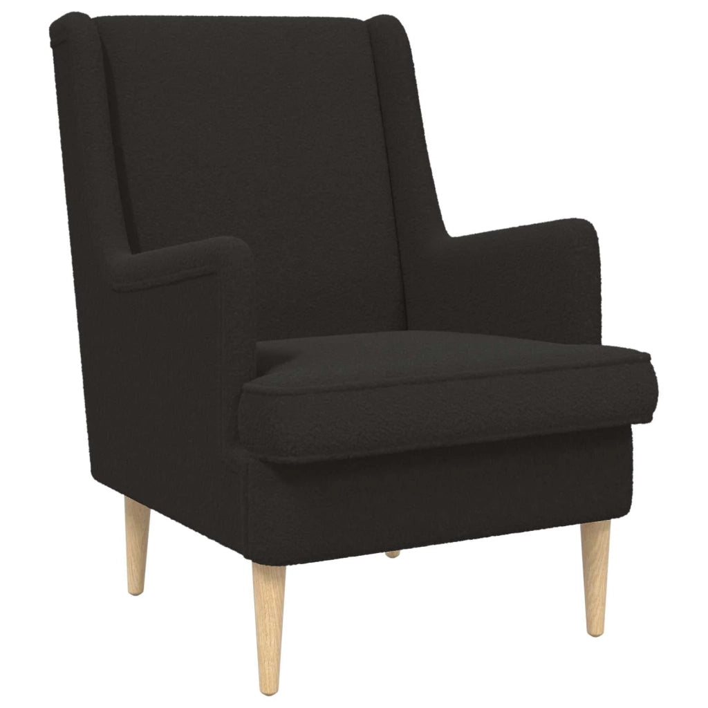 Poltrona Nero Bouclé