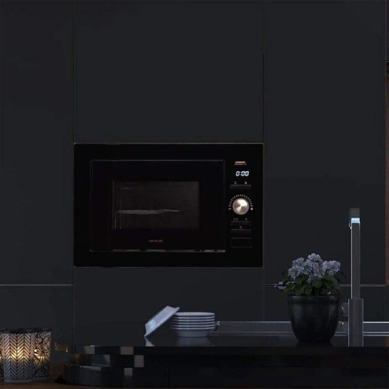 CECOTEC 01402 - Microonde a incasso GrandHeat 2590 Built-in 
 Blackrose