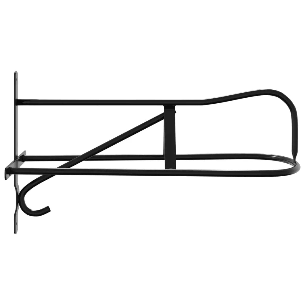 Portasella da Parete Nero in Ferro 172427