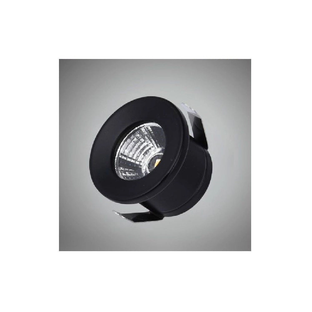 Trade Shop - Faretto Incasso 1 W 1led Cob Punto Luce Mini Spot Luce Fredda Calda Naturale - -bianco Naturale      -