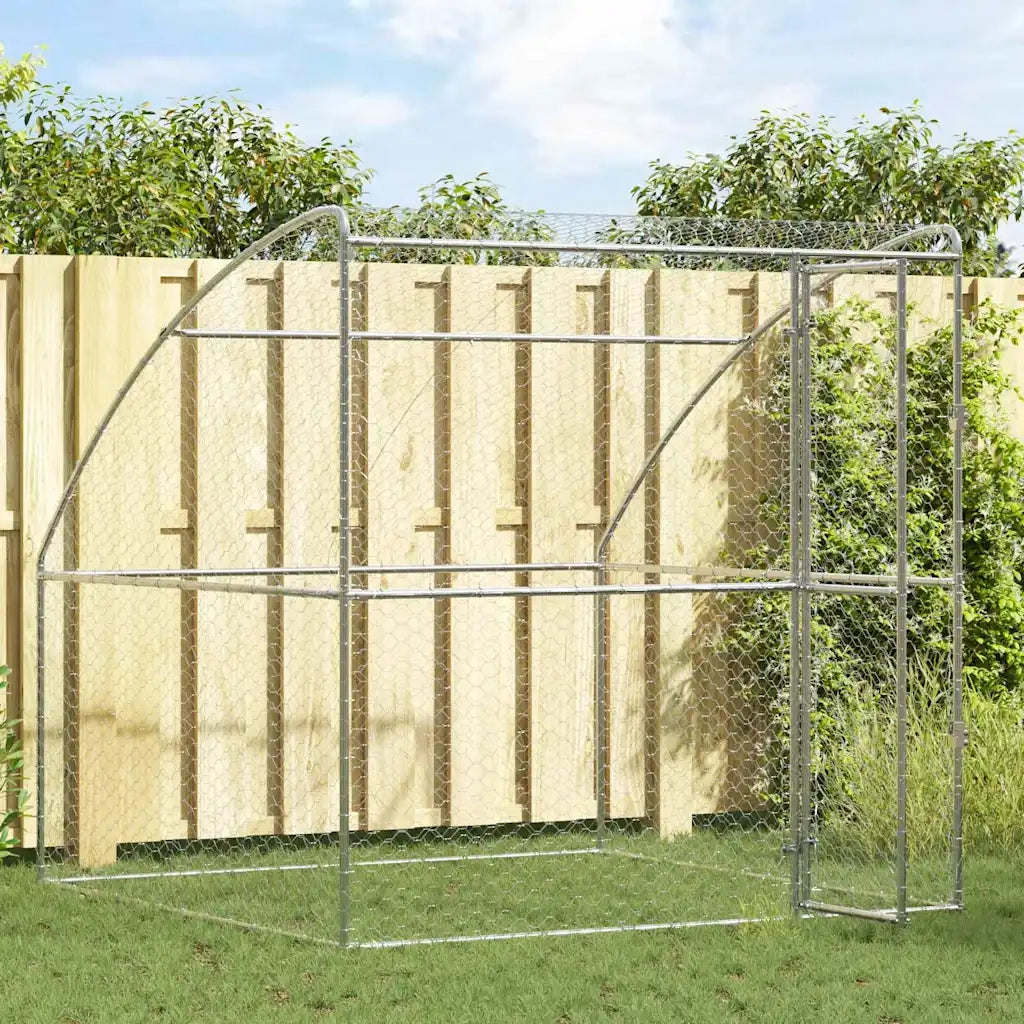 Cuccia per cani Argento 2 x 2 x 2 m Acciaio zincato CFW4309032
