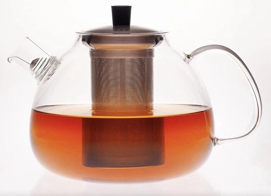 Tazza da tè resistente al calore - 1500 ml - vetro di borosilicato - con filtro