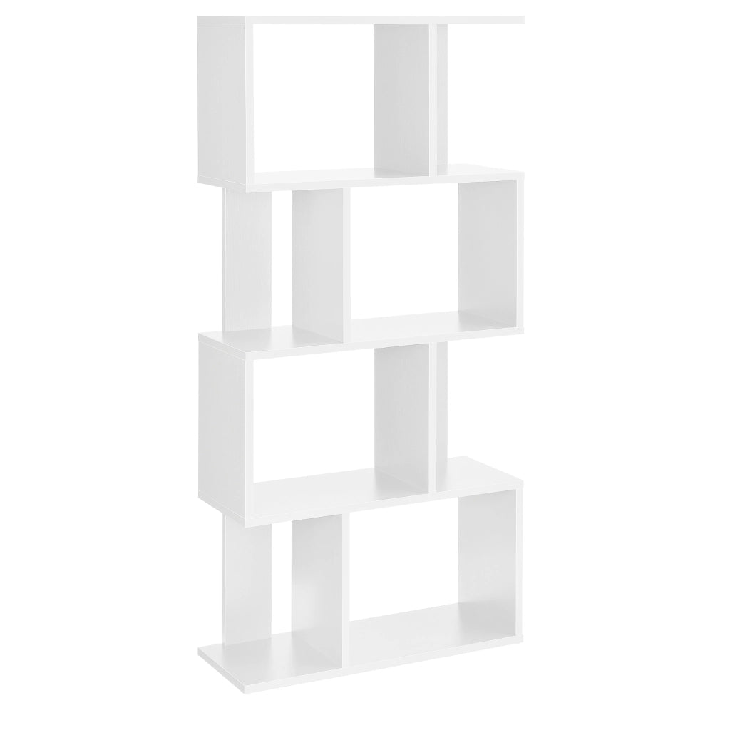 Libreria Brattahlid Scaffale da Terra 130x60x24 cm Bianco [en.casa]