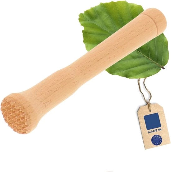 Stamper in Legno per Caipirinha e Bevande - 15 cm Stamper da Bar per Piccoli Calici