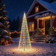 Luci per albero di Natale con picchetti e asta per bandiera 3468890