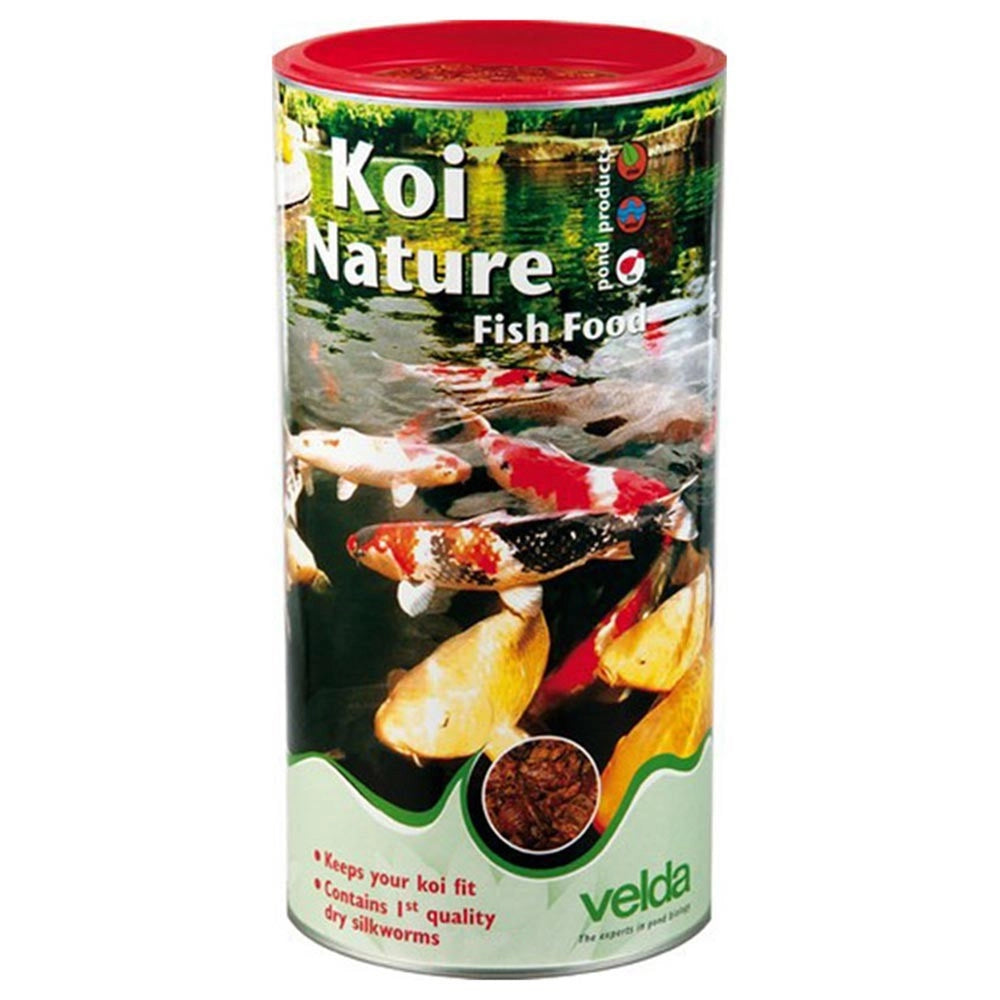 Velda Koi Nature Fish Food - bachi da seta 100% naturali per tutte le carpe Koi Formato: 2,5 L