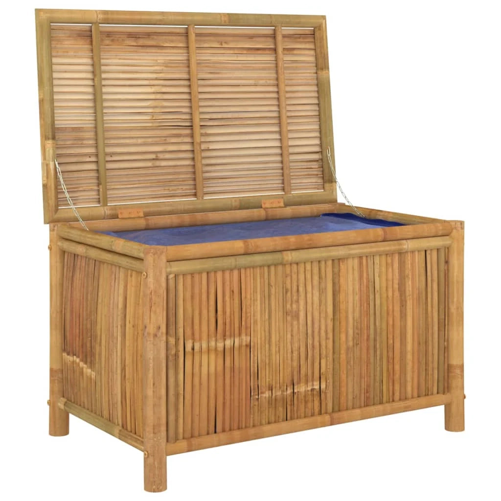 Contenitore/box da giardino 90 x 52 x 55 cm bambù 02_0013055