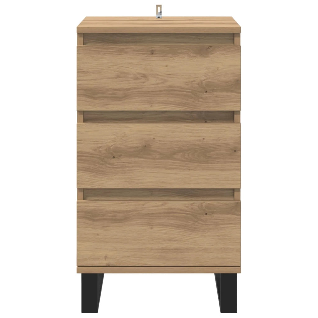 Credenza con cassetto rovere artigianale Legno multistrato 881715