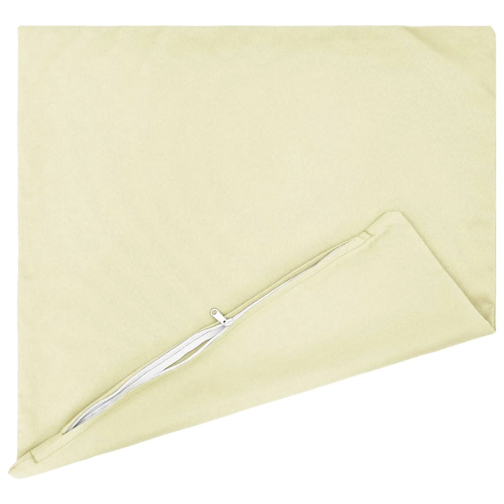Federa 2 pcs HEERLEN Crema 80 x 80 cm Poliestere 913661