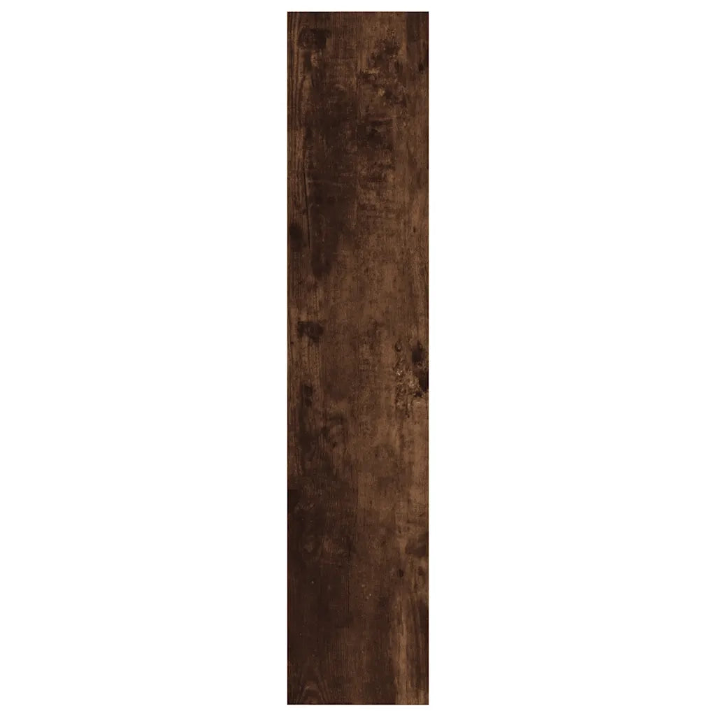 Mensola a Muro Rovere Fumo 90x16x78 cm in Legno Multistrato 815558