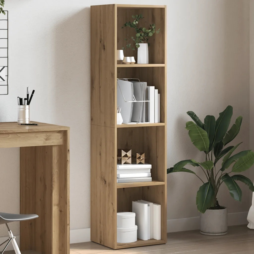 Libreria Rovere Artigianale 36x30x143 cm Legno Multistrato 855777