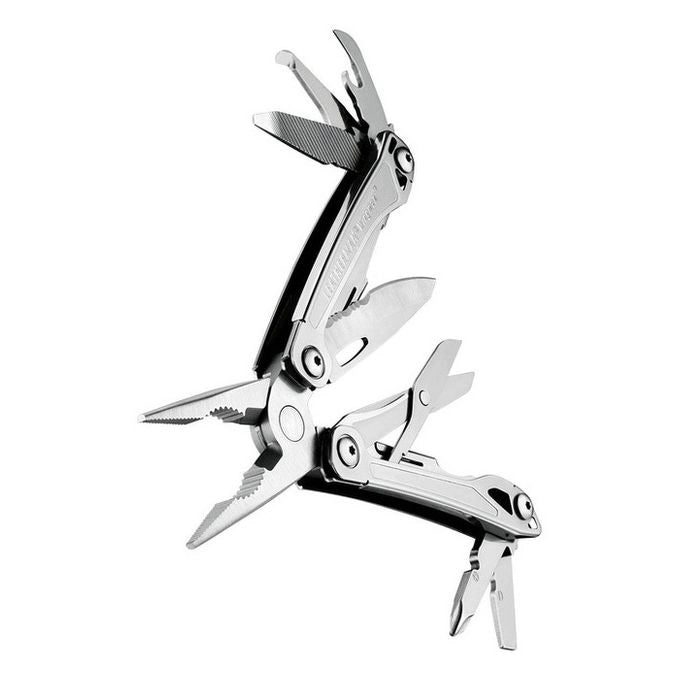 Leatherman 832523 Wingman Multiutensile 14 Funzioni in Acciaio Inossidabile con Lama Combo e Forbici a Molla colore Argento