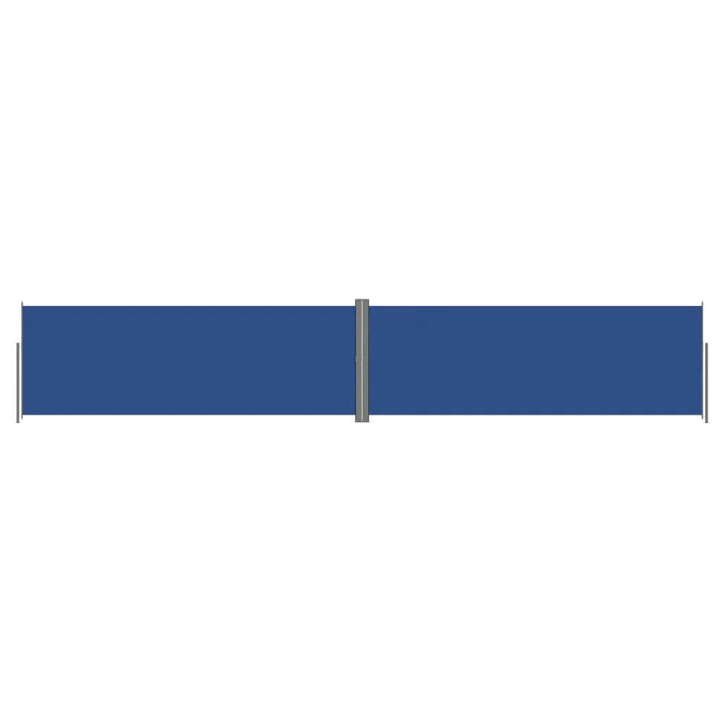 Tenda da sole laterale retrattile/schermo privacy per patio giardino terrazza balcone schermo blu 180 x 1000 cm 02_0007143