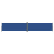 Tenda da sole laterale retrattile/schermo privacy per patio giardino terrazza balcone schermo blu 180 x 1000 cm 02_0007143
