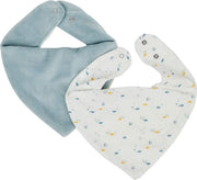 Set di 2 Bandana per Bambino Slabbetjes - Romeo, Jules e Sally - 30 cm - Multi