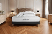 Pacchetto letto completo - Materasso 140x200cm + Box spring con doghe (kit) + 2 cuscini + Piumino - Balmoral