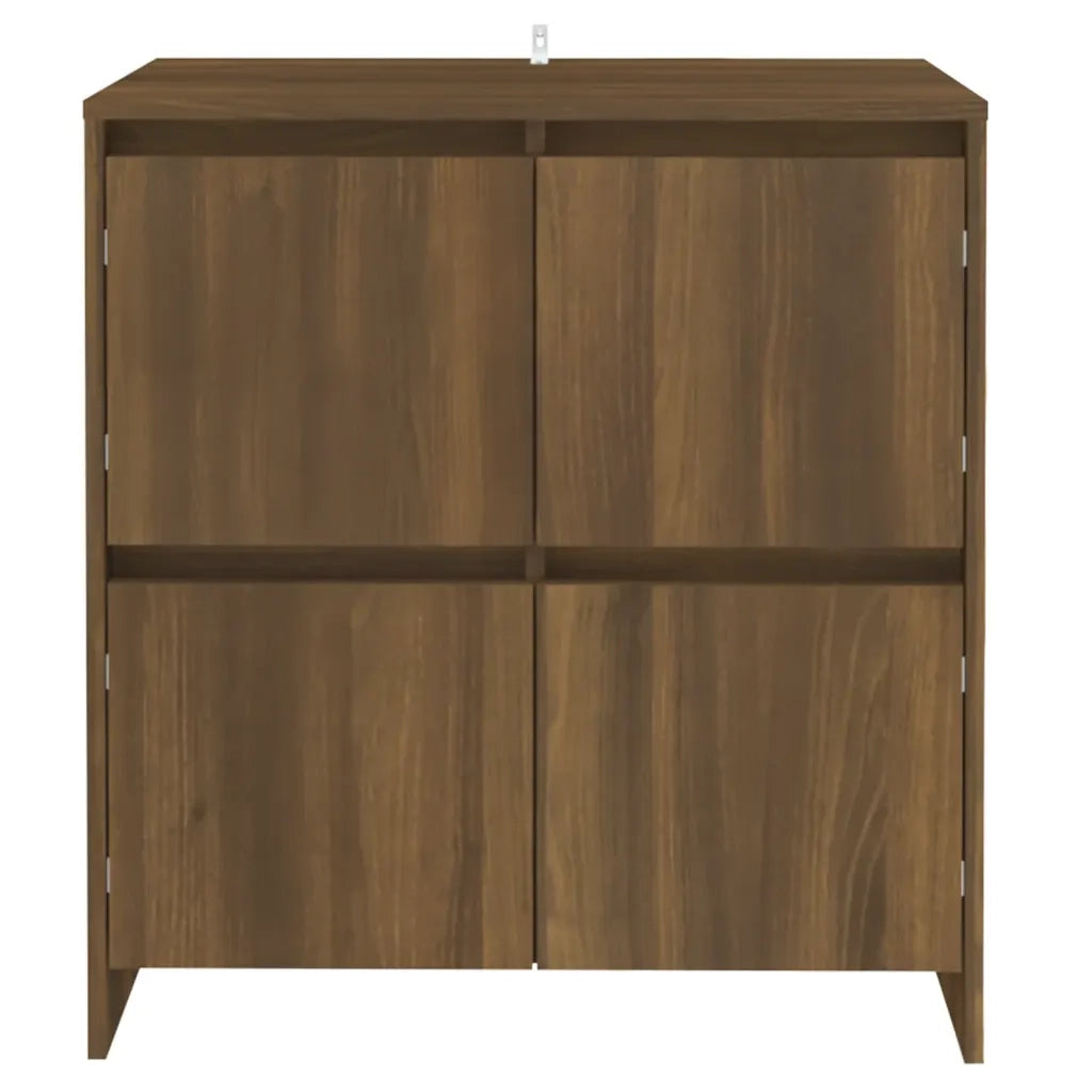 Credenza | Madia | Buffet da pranzo | Armadio da pranzo Rovere Marrone 70x41x75 cm in Truciolato