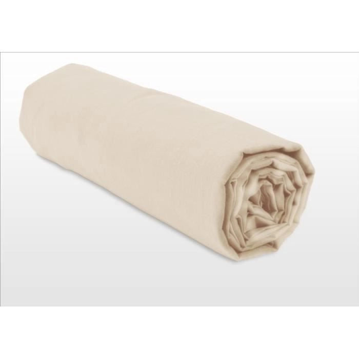 Lenzuolo sotto con angoli - 100% cotone - 140 x 190 + Cappello 35 cm - LOVELY HOME