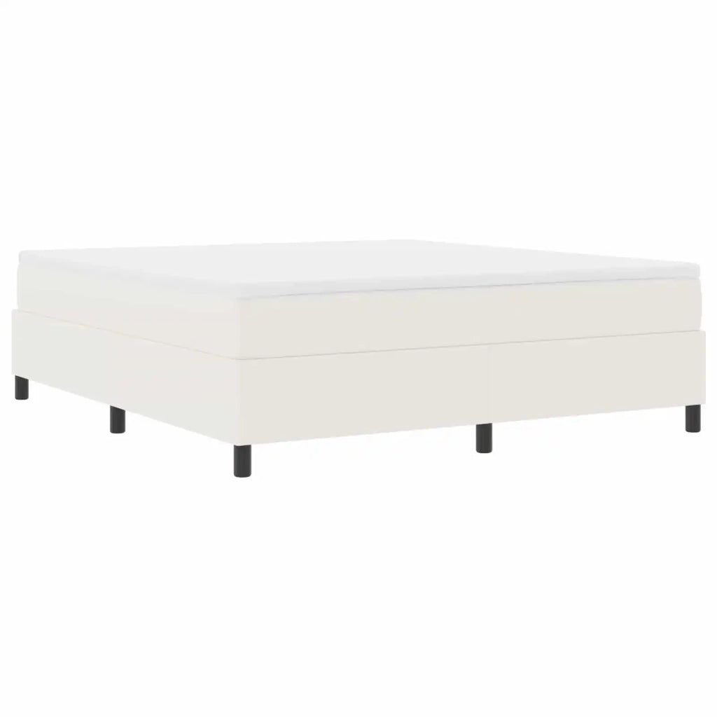 Struttura letto piattaforma-Giroletto-Rete del Letto Crema 180 x 200 cm Tessuto in Cords