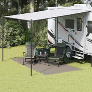 Tappeto da Tenda Grigio chiaro 400 x 200 cm Polietilene 42000187