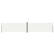 Tenda da sole laterale retrattile/schermo privacy per patio giardino terrazza balcone 200 x 1000 cm crema 02_0007171