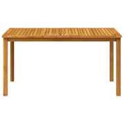 Tavolo da Giardino-Tavolo da esterno 150x90x74 cm in Massello di Acacia