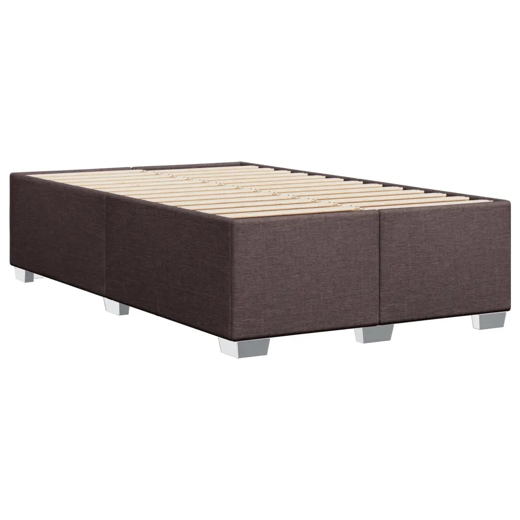 Giroletto senza Materasso Marrone Scuro 120x200 cm Tessuto