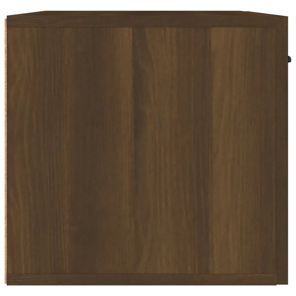 Armadietto a Muro | Mobile a Parete Rovere Marrone 60x36,5x35 Legno Multistrato