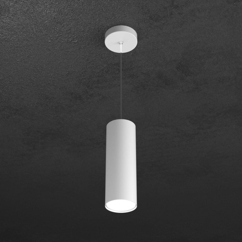 SHAPE SOSPENSIONE TUBO H.25 1 LUCE BIANCO 1143-S25-BI