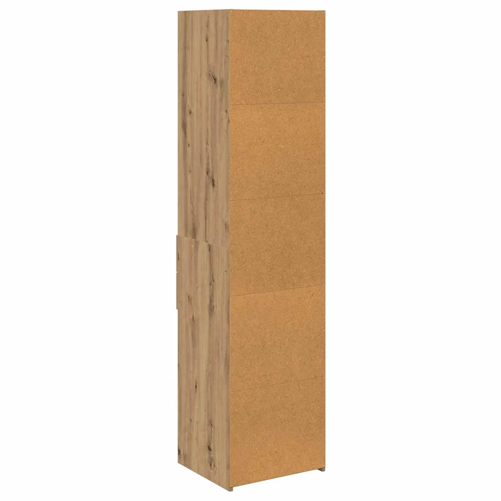 Credenza con Cassetto-Buffet-Armadio da cucina Rovere artigianale 45 x 42,5 x 185 cm