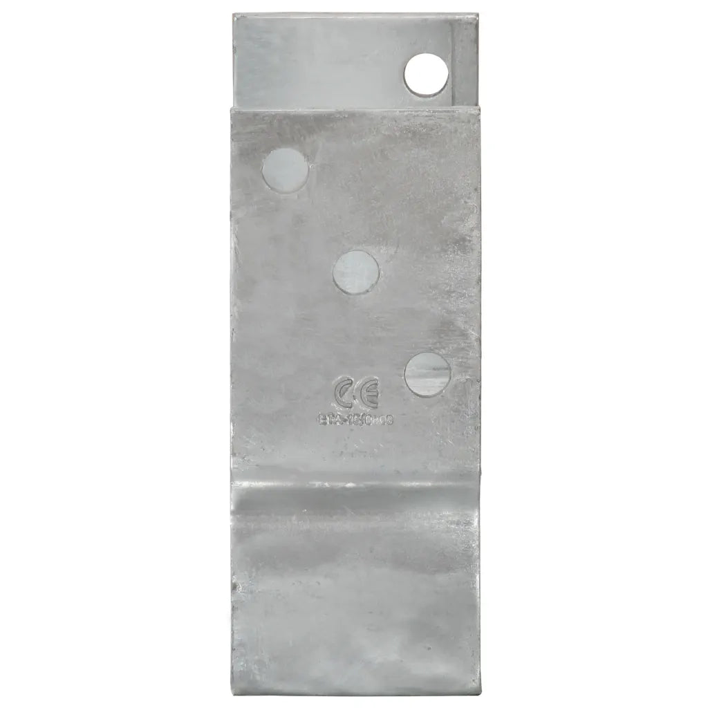 Picchetti per Recinzione 12pz Argento 14x6x15cm Acciaio Zincato 145343