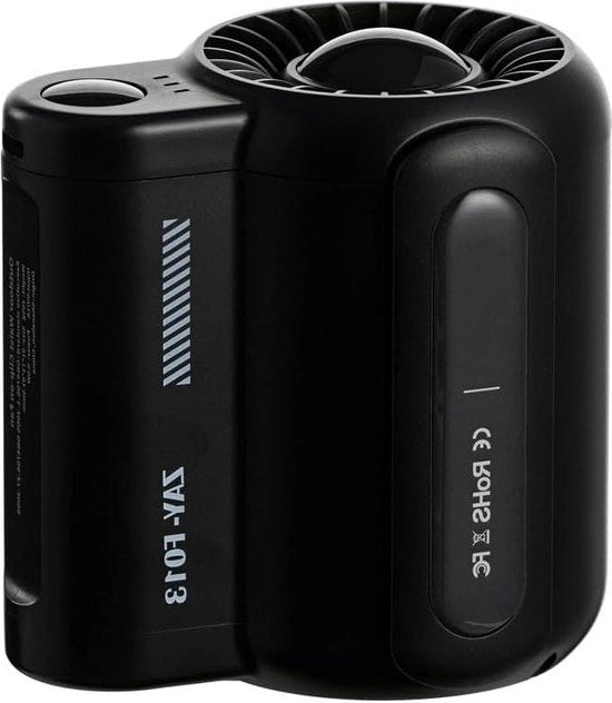 Ventilatore Clip Portatile - 3 Velocità - 4500mAh USB Ricaricabile - Clip Fan Personale - 24 Ore di Raffreddamento e Prevenzione di Shock da Calore.