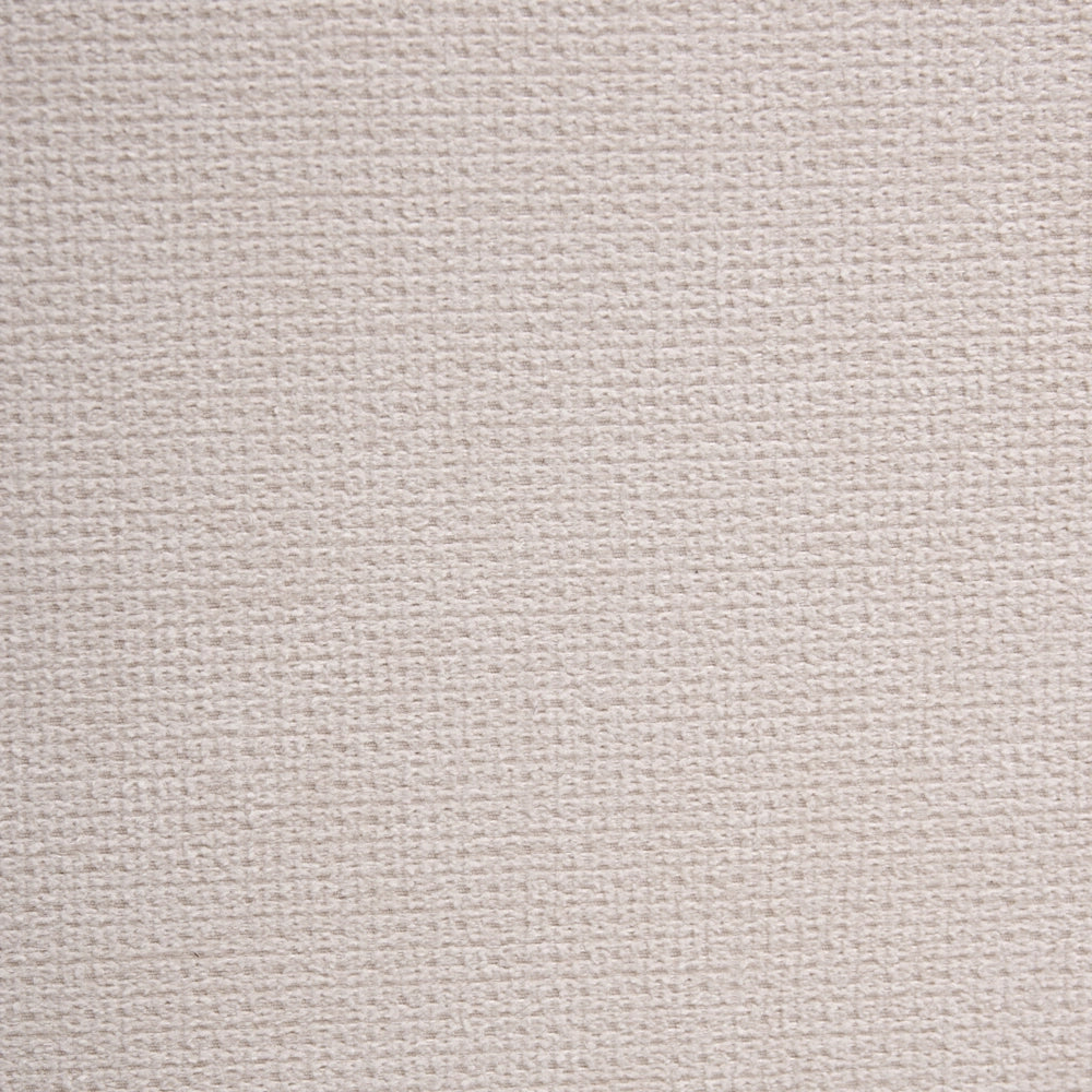 Poltrona in tessuto beige chiaro con struttura in legno, stile Mid-Century Modern
