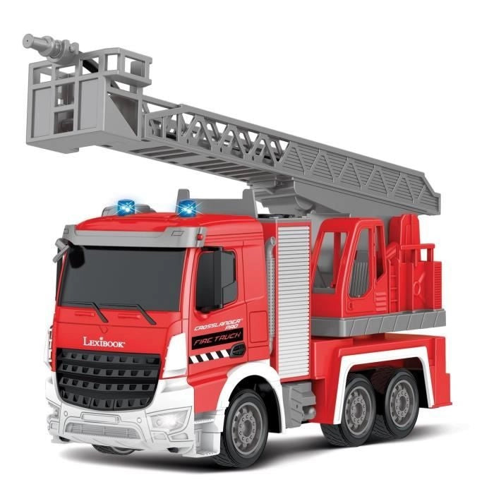 LEXIBOOK - CROSSLANDER PRO - Camion dei pompieri telecomandato con effetti sonori e luminosi
