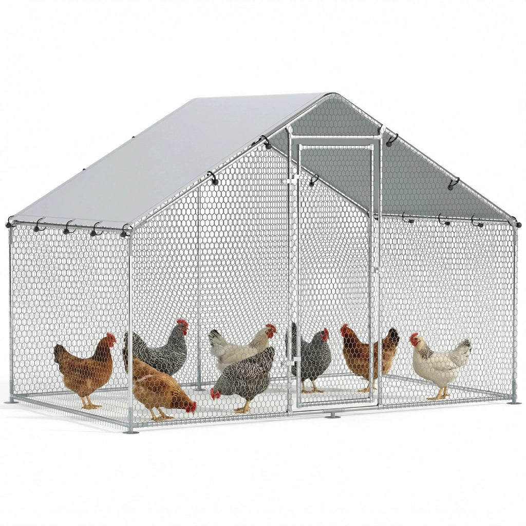 Pollaiolo per Galline Grande ¨C Zephmum ¨C Grigio 300x170x190 cm
