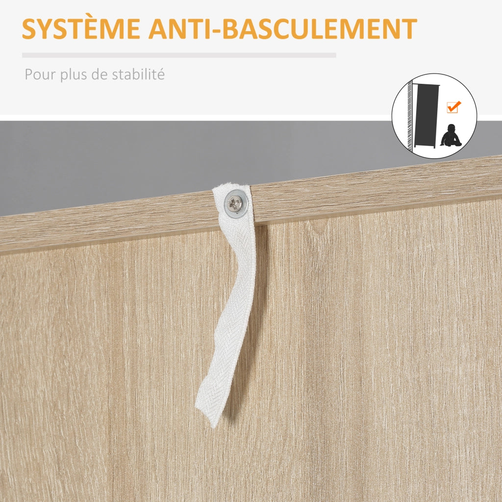 Mobile cucina contenitore ¨C Xylo ¨C 2 cassetti 1 anta bianco MDF 60x38x168 cm