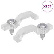Clip per Striscia LED 2 pz Trasparente 23,8 x 7,3 x 4,3 mm CFW5849972