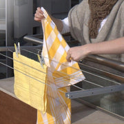 Airer per balcone in tessuto grigio pieghevole e regolabile con spedizione gratuita