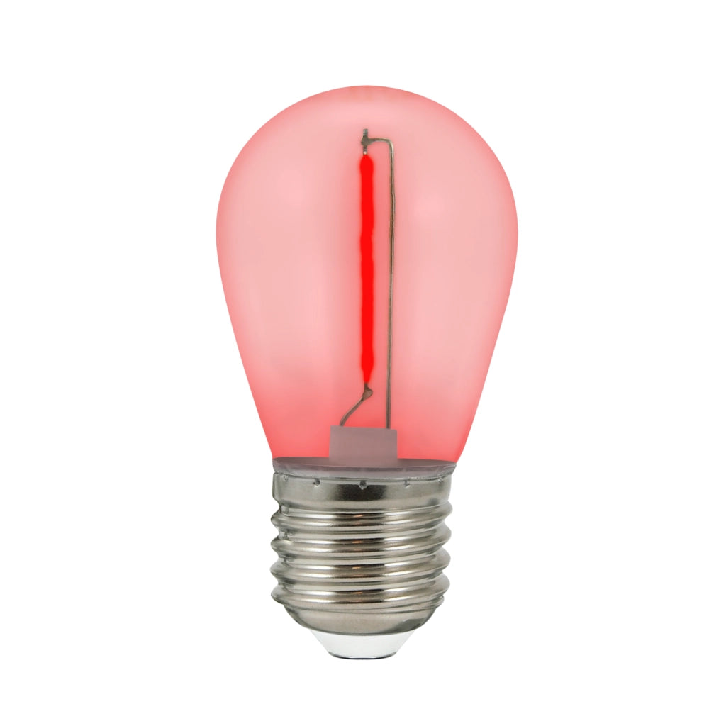 Duopack 2 Lampadine LED neon rosse 2200K E27 36V Polux