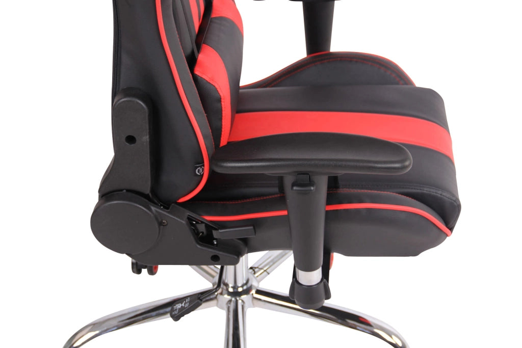 Sedia Ufficio Massaggiante Limit XM In Similpelle nero/rosso