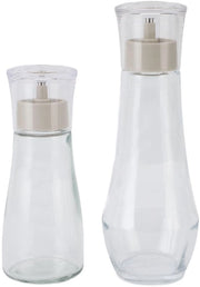 Dispensatore di acqua 150ml/260ml - Dispensatore in vetro - Acciaio inossidabile - Schiuma intelligente - Contenitore riutilizzabile - Progettazione elegante