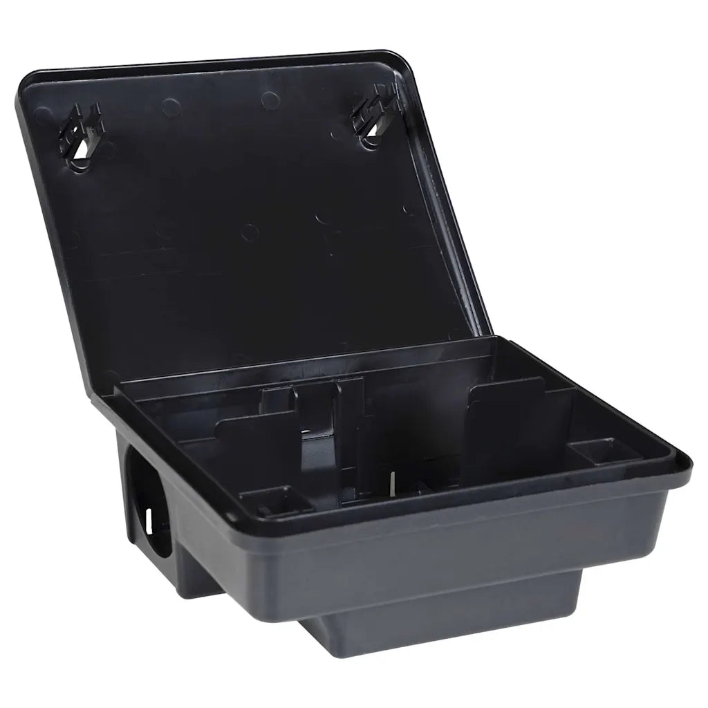 Trappole per Topi 4 pz Nere 23x19x9,5 cm