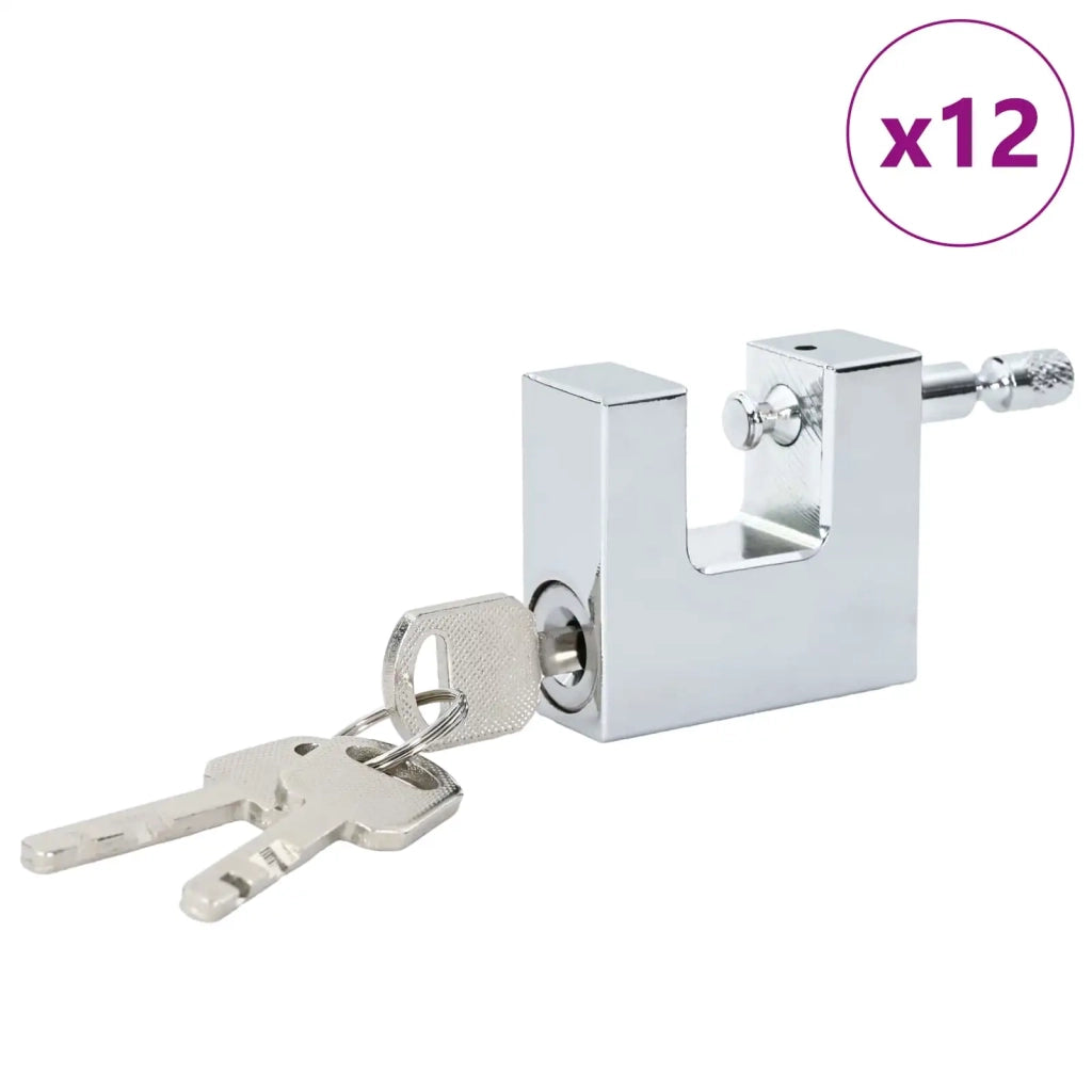 Lucchetto 12 pz Argento Acciaio CFW8190800