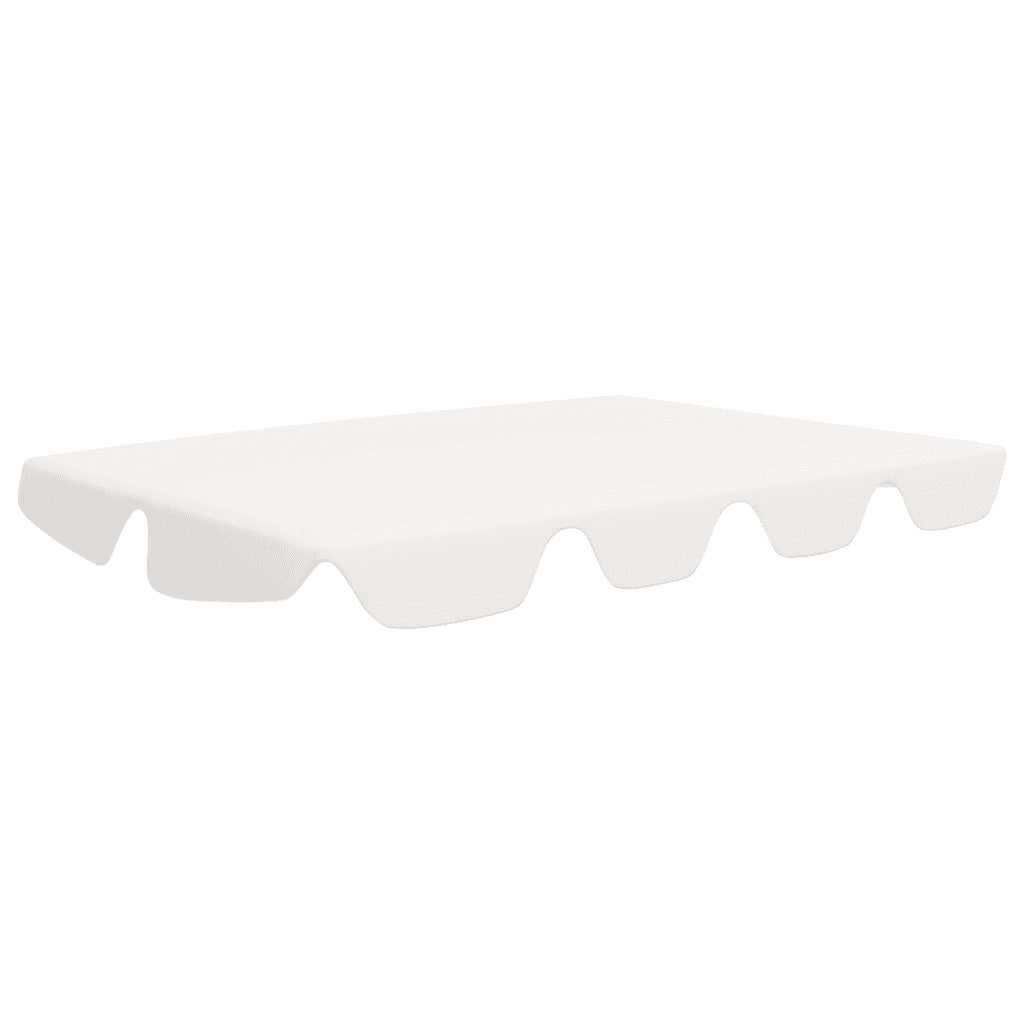 Baldacchino per Dondolo Giardino Bianco 150/130x105/70 cm CFW7442069