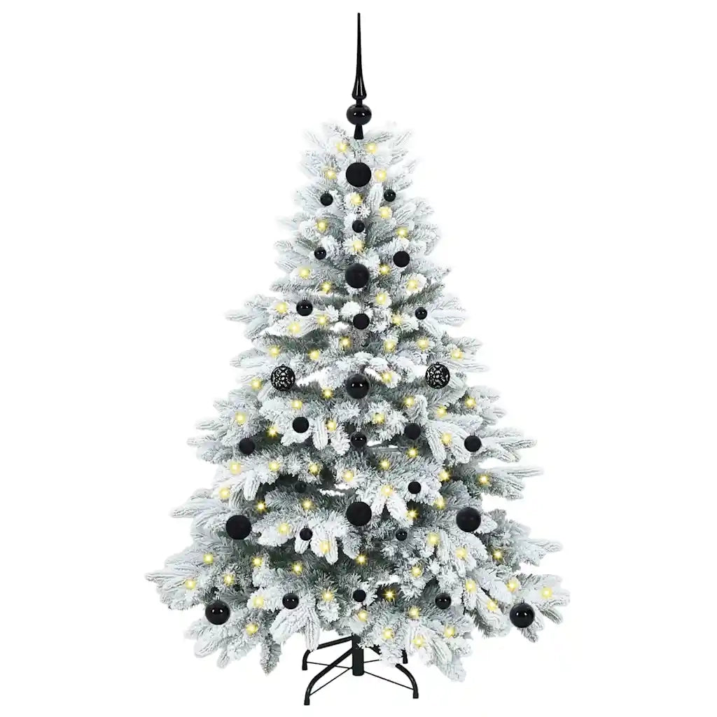 Albero di Natale artificiale con 150 LED Bianco 120 cm PE e PVC 3397589