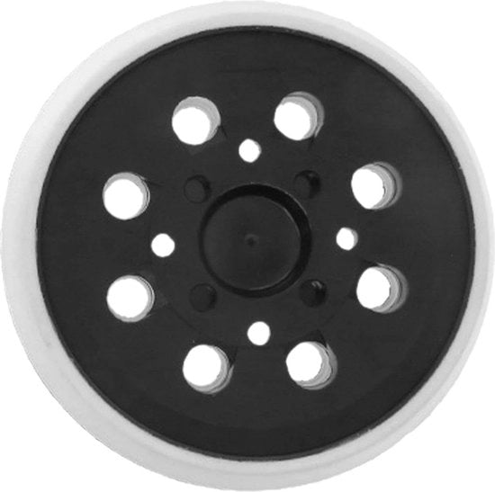 Disco abrasivo 5 pollici 125 mm 8 fessure nastro adesivo esentrico per PEX 300 AE PEX 400 AE - piatto abrasivo con protezione