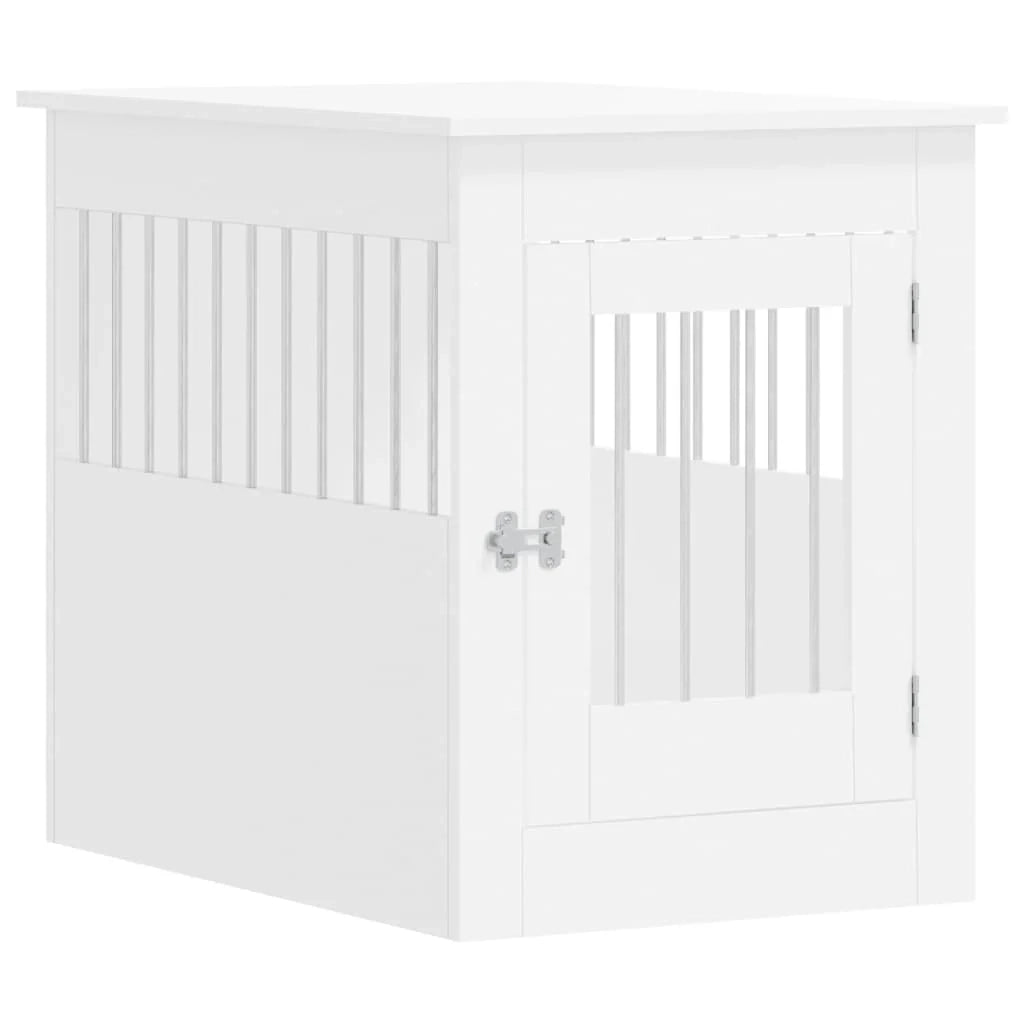 Mobile per trasportino per cani 55 x 80 x 68 cm in legno ingegnerizzato bianco 02_0043361