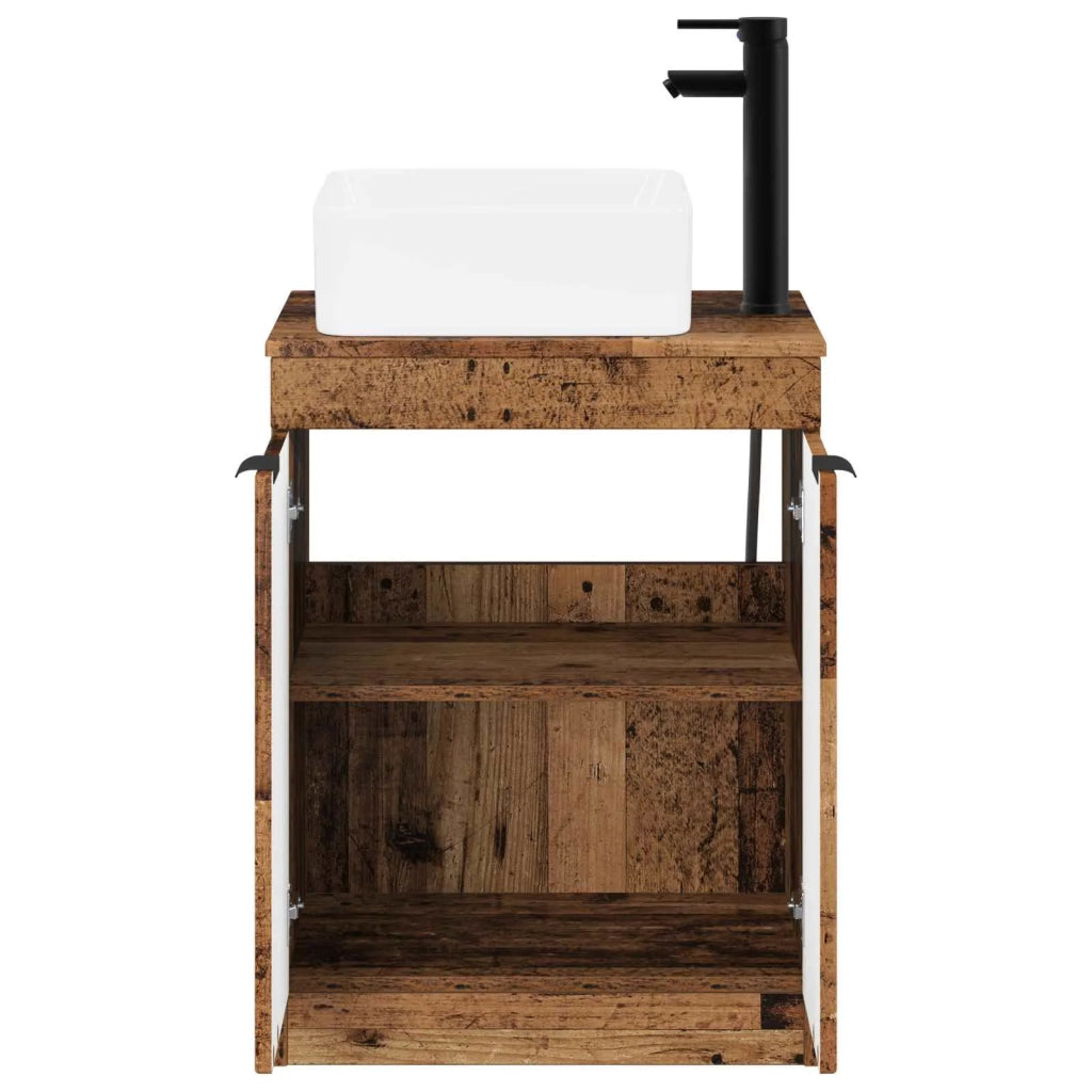 Set di mobili per il bagno Legno antico Legno ingegnerizzato 3404230