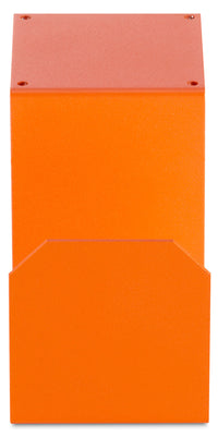 Portatubo Quadrato per Fontane da Giardino in Ferro Antiruggine Belfer 42/PGQ Arancione